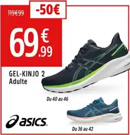 Intersport Gel-kinjo 2 adulte offre