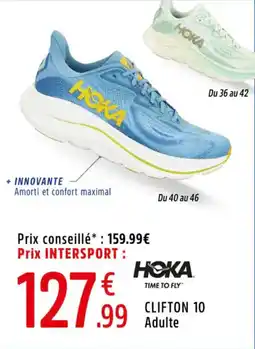 Intersport Clifton 10 adulte offre