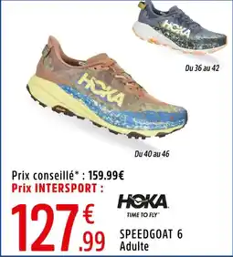 Intersport Speedgoat 6 adulte offre