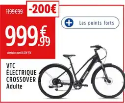 Intersport Vtc électrique crossover adulte offre