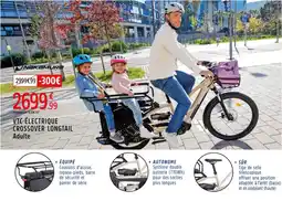 Intersport Vtc électrique crossover longtail adulte offre