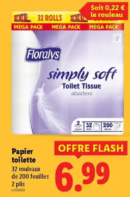 Lidl FLORALYS Papier toilette offre