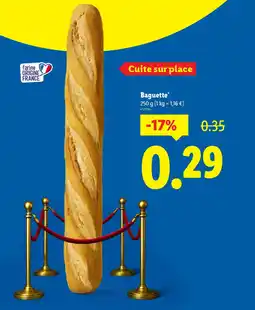 Lidl Baguette offre