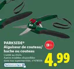Lidl PARKSIDE Aiguiseur de couteau/ hache ou couteau offre