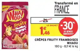 Intermarché Crêpes fruity framboises whaou offre