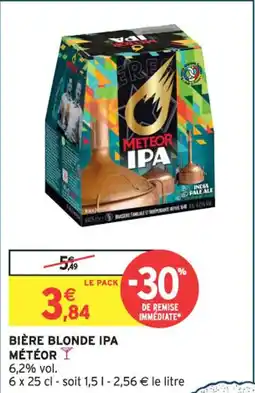 Intermarché Bière blonde ipa météor offre
