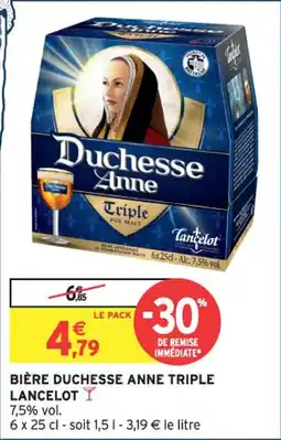 Intermarché Bière duchesse anne triple lancelot offre