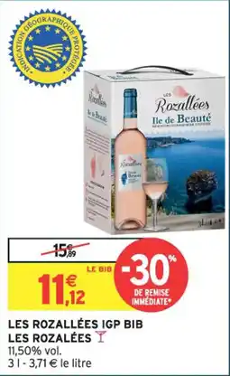 Intermarché Les rozallées igp bib les rozalées offre