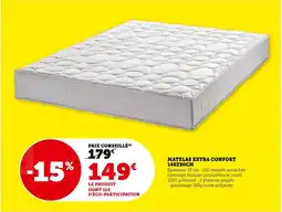 Super U Matelas extra confort offre