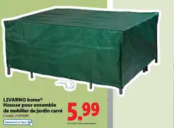 Lidl LIVARNO HOME Housse pour ensemble de mobilier de jardin carré offre