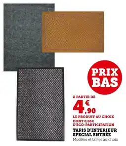 Super U Tapis d'interieur special entrée offre