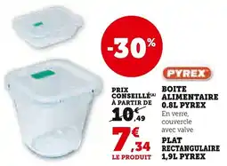 Super U Boite alimentaire pyrex offre