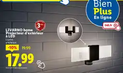 Lidl LIVARNO HOME Projecteur d'extérieur à LED offre