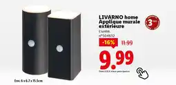 Lidl LIVARNO HOME Applique murale extérieure offre