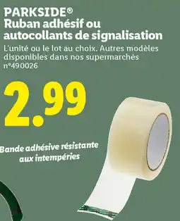 Lidl PARKSIDE Ruban adhésif ou autocollants de signalisation offre
