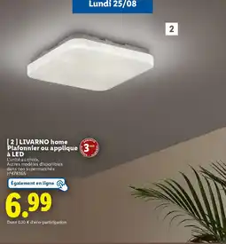 Lidl LIVARNO HOME Plafonnier ou applique à LED offre