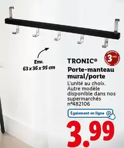 Lidl TRONIC Porte-manteau mural/porte offre