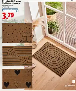 Lidl LIVARNOHOME Paillasson en coco offre