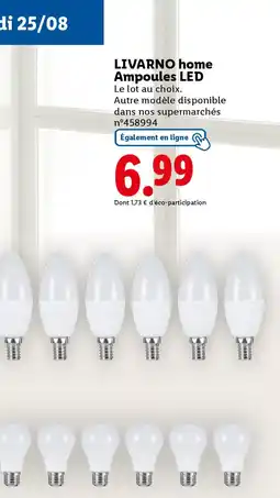 Lidl LIVARNO HOME Ampoules LED offre