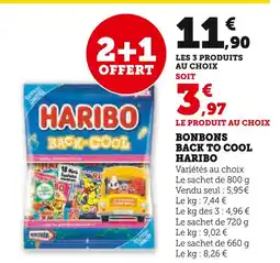 Super U Haribo Bonbons Back to Cool offre