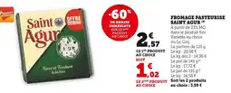 Super U Saint Agur Fromage pasteurisé offre