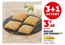 Super U Grillés aux pommes offre