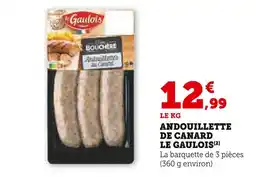 U Express LE GAULOIS Andouillette de canard offre