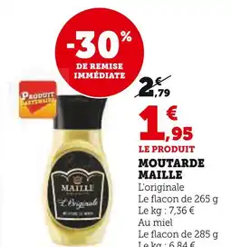 U Express MAILLE Moutarde offre