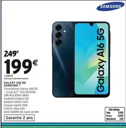Intermarché Hyper Samsung - galaxy a16 5g offre