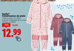 Lidl LUPILU Combinaison de pluie offre