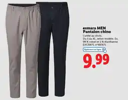 Lidl ESMARA MEN Pantalon chino offre