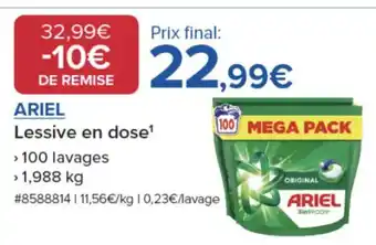 Costco ARIEL Lessive en dose offre