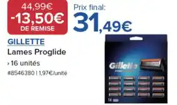Costco GILLETTE Lames Proglide offre
