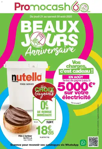 Promocash NUTELLA Pâte à tartiner offre