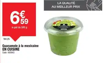 Promocash EN CUISINE Guacamole à la mexicaine offre