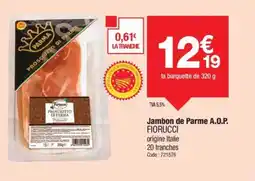 Promocash FIORUCCI Jambon de Parme A.O.P. offre