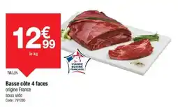 Promocash Basse côte 4 faces offre