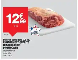 Promocash Paleron semi-paré offre