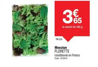 Promocash FLORETTE Mesclun offre