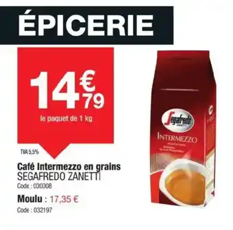 Promocash SEGAFREDO ZANETTI Café Intermezzo en grains offre