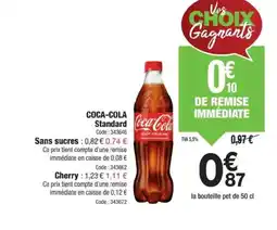 Promocash COCA-COLA Standard offre