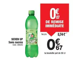 Promocash SEVEN UP Sans sucres offre