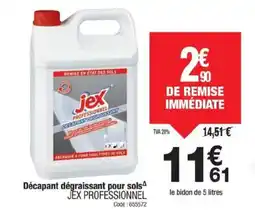 Promocash JEX Décapant dégraissant pour sols offre