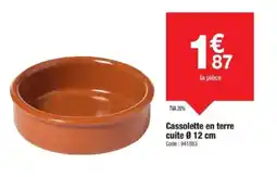 Promocash Cassolette en terre cuite offre