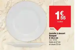Promocash Assiette à dessert Banquet offre