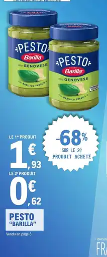 E.Leclerc Express BARILLA Pesto offre