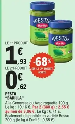 E.Leclerc Express BARILLA Pesto offre
