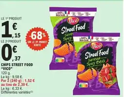 E.Leclerc Express VICO Chips street food offre