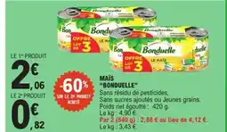 E.Leclerc Express BONDUELLE Maïs offre