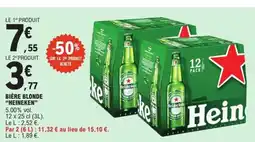 E.Leclerc Express HEINEKEN Bière blonde offre